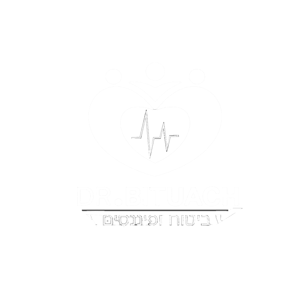 ДОКТОР. ЛОГОТИП BITUACH БЕЛЫЙ